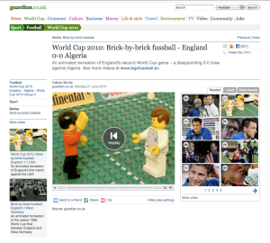 Lego fussball fra fifa2010 på guardian.co.uk